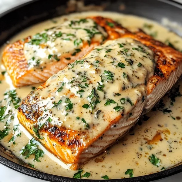 Baked Boursin Salmon