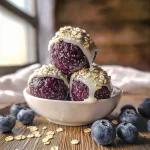 Blueberry Cheesecake Protein Bites – A No-Bake, High-Protein Snack
