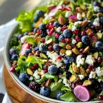 Blueberry Pistachio Spring Salad