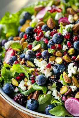 Blueberry Pistachio Spring Salad