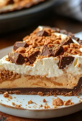 Butterfinger Pie with Peanut Butter