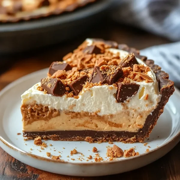 Butterfinger Pie with Peanut Butter