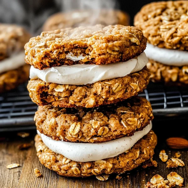 Carrot Cake Cookie Sandwiches