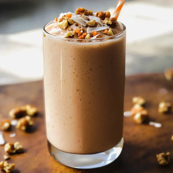 Carrot Cake Smoothie Recipe (dairy-free)