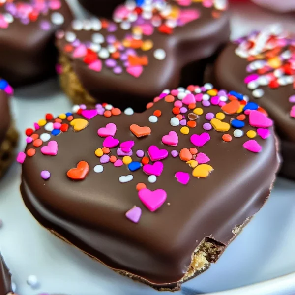 Chocolate Peanut Butter Protein Hearts