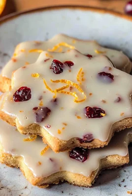 Cranberry Orange Shortbread Cookies Recipe