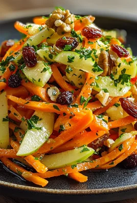 Crunchy Apple & Carrot Salad with Creamy Citrus Dressing Recipe