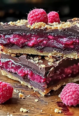 Dark Chocolate Raspberry Pie Bars: A Decadent Fusion of Flavors