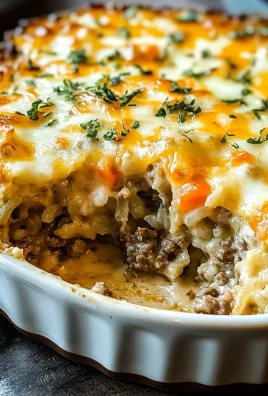 Delicious Cheesy Hamburger Rice Casserole