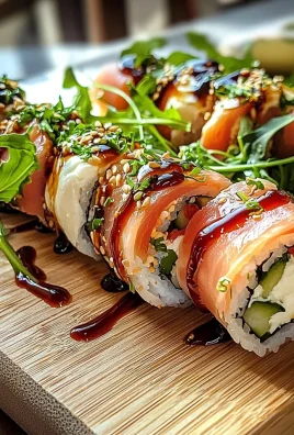 Delicious Italian Sushi Rolls with Prosciutto and Burrata Recipe