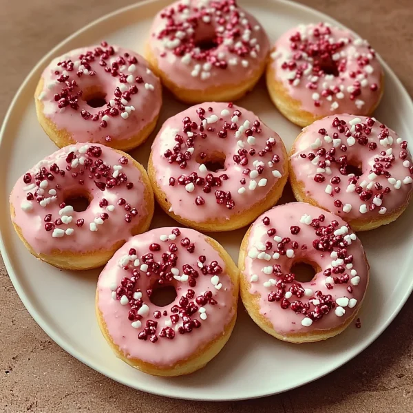 Delicious Mini Donuts Vermelho e Rosa: Easy Red Velvet Recipe