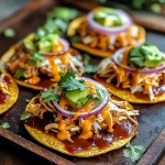 Easy BBQ Chicken Tostadas Recipe