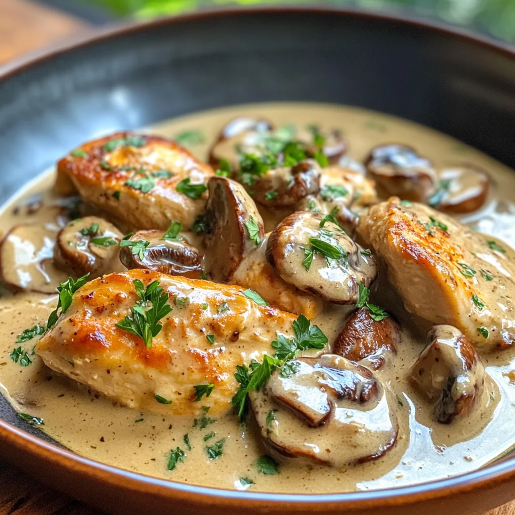 Easy Chicken Stroganoff