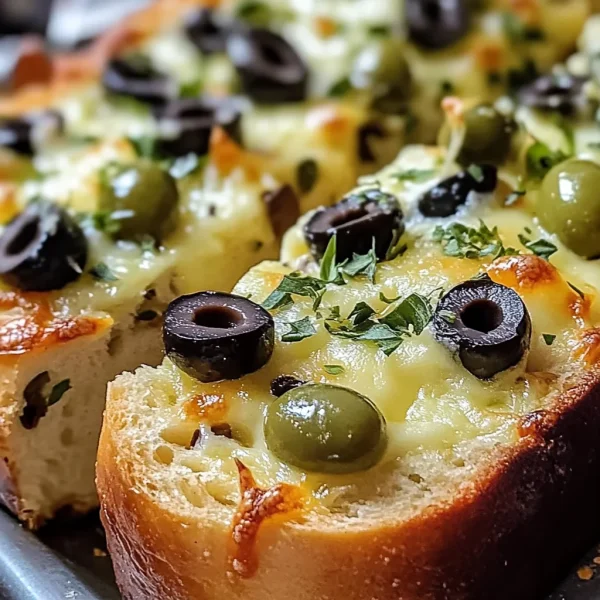 Easy Olive Cheese Bread Recipe (25-Minutes)