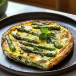 Frittata with Asparagus, Leek & Ricotta