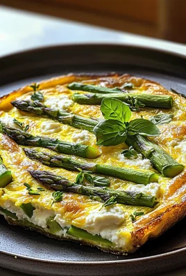 Frittata with Asparagus, Leek & Ricotta