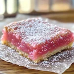 Hibiscus Lemon Bars