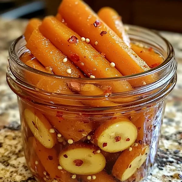 Hot Honey Pickled Carrots: A Sweet and Spicy Delight!
