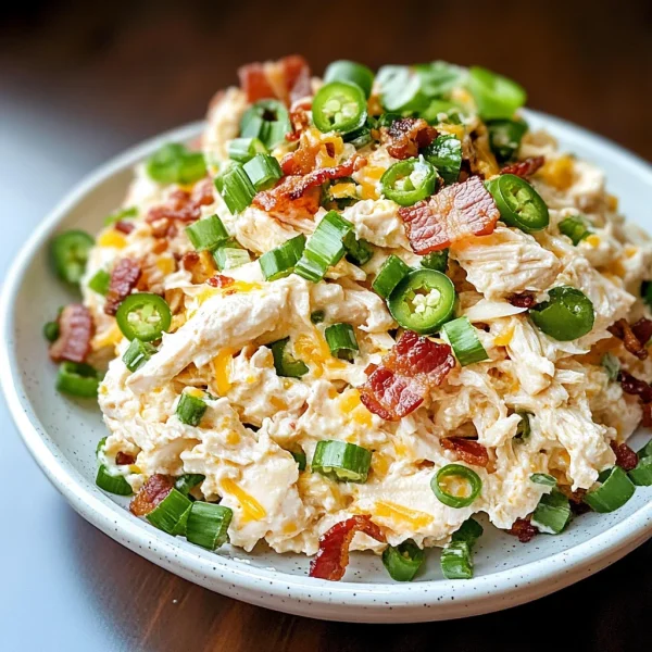KETO JALAPENO POPPER CHICKEN SALAD