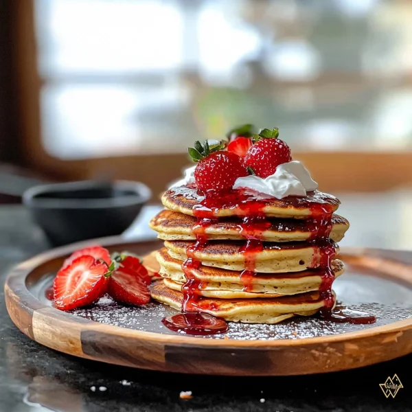 KETO STRAWBERRY PANCAKES RECIPE