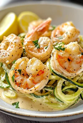 Keto Cajun Shrimp and Zoodles Alfredo