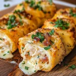 Keto Chicken Bacon Ranch Roll-Ups