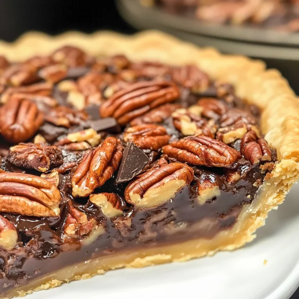 Keto Chocolate Pecan Pie