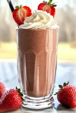 Keto Chocolate Strawberry Protein Smoothie