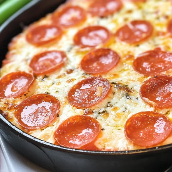 Keto Cottage Cheese Pizza Dip