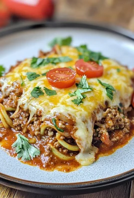 Keto Enchilada Casserole With Zoodles