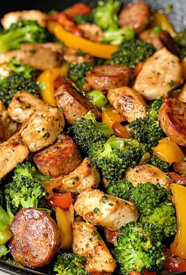 Keto Maple Garlic Chicken and Sausage Skillet