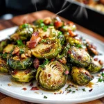 Keto Smashed Brown Butter Brussels Sprouts