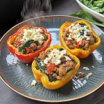 Keto Stuffed Peppers With Sausage