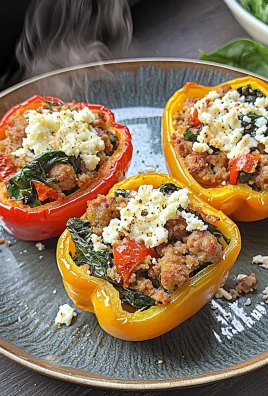 Keto Stuffed Peppers With Sausage