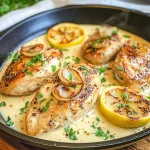 LOW CARB CREAMY LEMON CHICKEN
