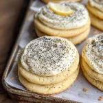 Lemon Poppy Seed Cheesecake Cookies