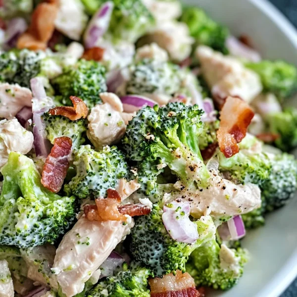 Low-Carb Chicken Broccoli Salad