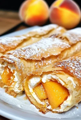 Low-Carb Cream Cheese Peach Roll-Ups