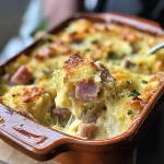 Low Carb Ham and Cheese Bubble Up Bake
