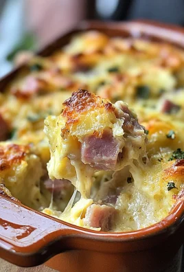 Low Carb Ham and Cheese Bubble Up Bake
