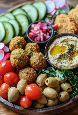 Middle Eastern Vegan Falafel Platter: Crispy & Tasty
