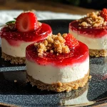 Mini Strawberry Cheesecakes