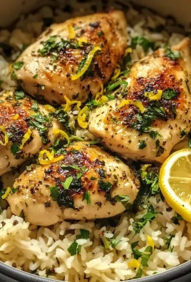 One Pot Lemon Herb Chicken and Rice