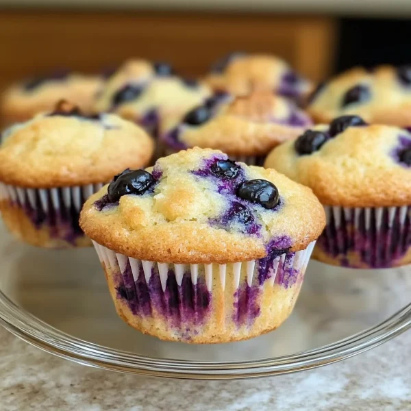 Quick & Easy Moist Blueberry Muffins (Made With Cake Mix)