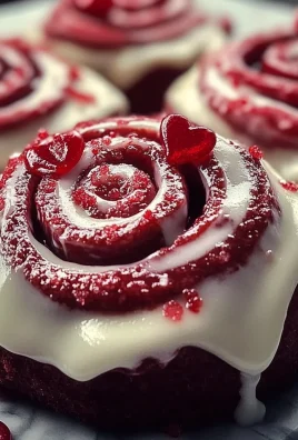 Red Velvet Valentine’s Day Cinnamon Rolls