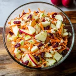 Refreshing Apple Cranberry Carrot Salad