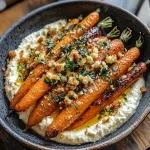Roasted Carrots with Whipped Ricotta & Hot Honey