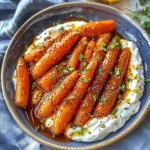 Roasted Carrots with Whipped Ricotta and Hot Honey