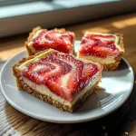 Strawberry Lemon Cheesecake Bars