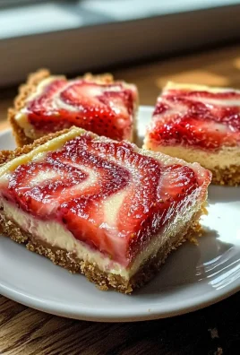 Strawberry Lemon Cheesecake Bars